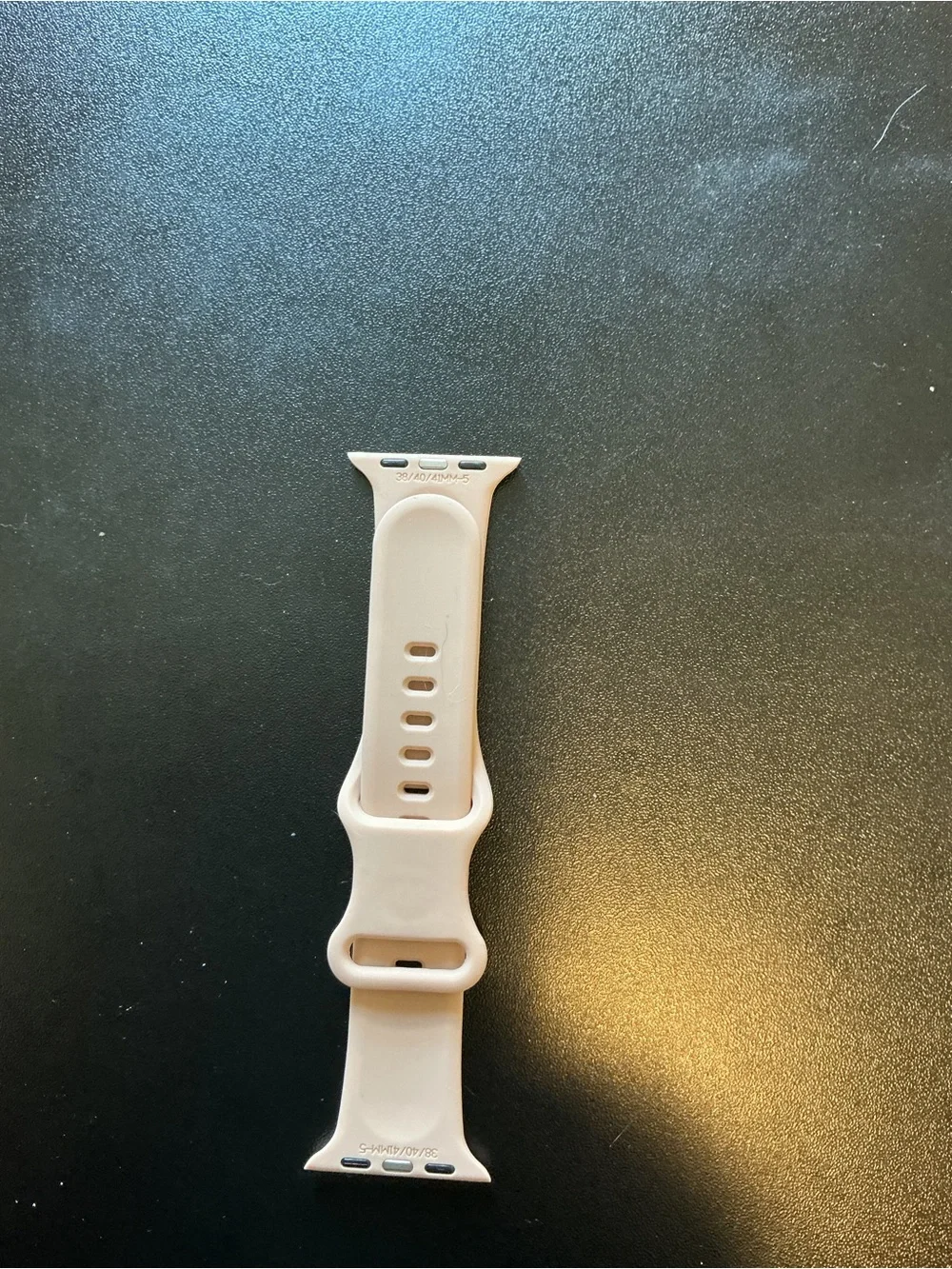 Silicone Watch Band - beige Replacement Strap for Apple Watch